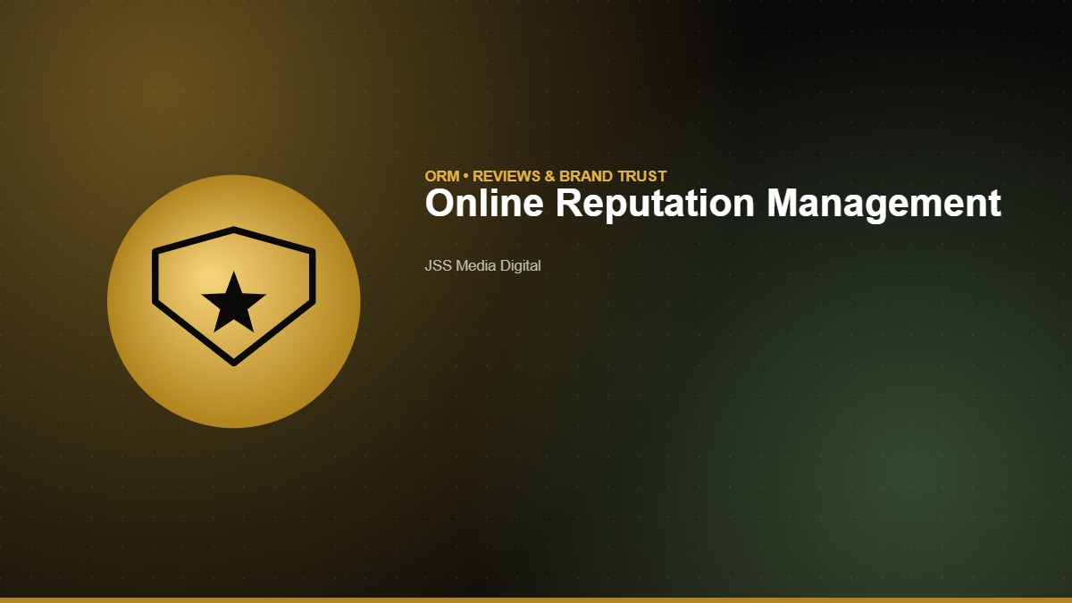 Online Reputation Management (ORM)